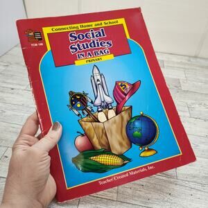 Social Studies In‎ A Bag PRIMARY GRADES 1995 Vtg Teacher Created Materials